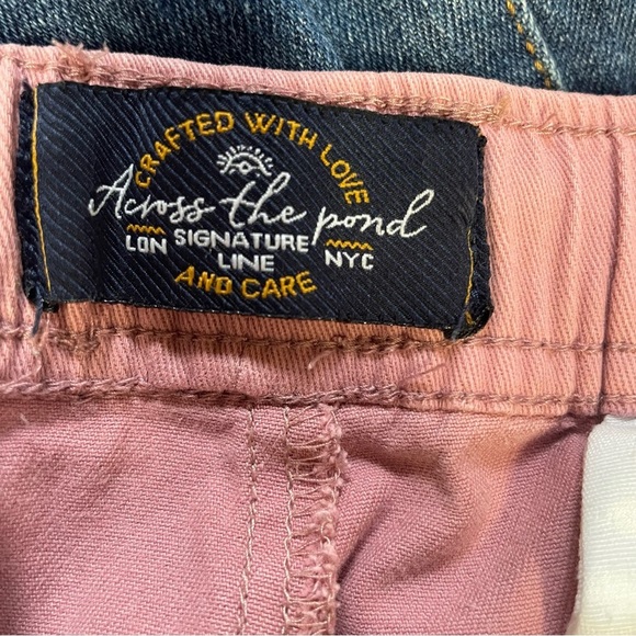Across the pond pink jogger pants slim fit men’s medium - Picture 6 of 7